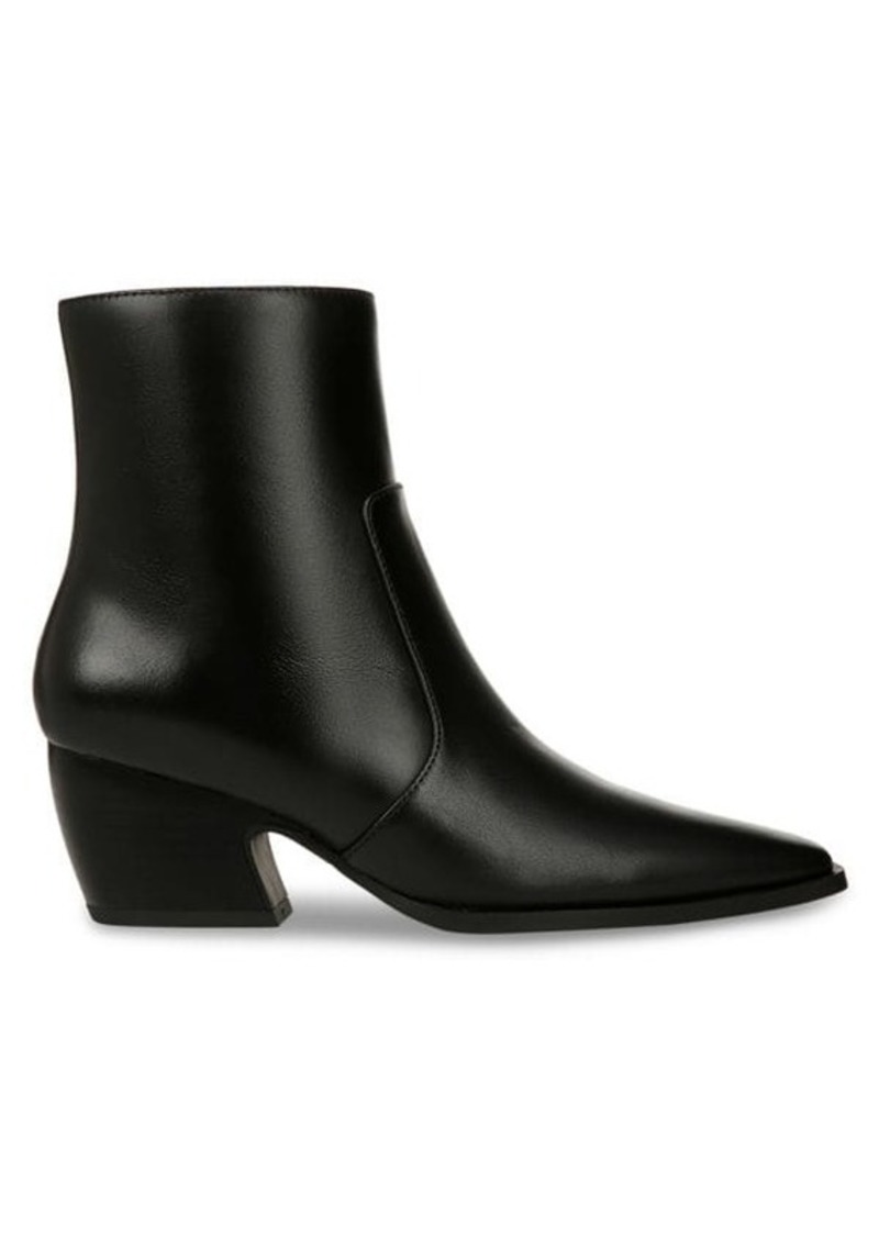 Franco Sarto Vittorio Curved Heel Western Ankle Boots