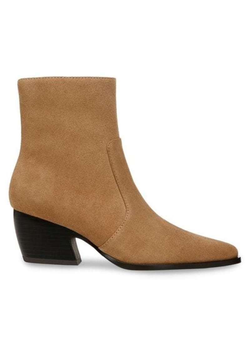 Franco Sarto Vittorio Riding Heel Suede Ankle Boots