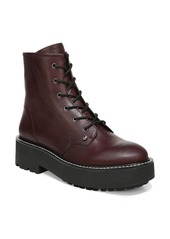 Franco Sarto Jensine Lace-Up Boot in Bordeaux Leather at Nordstrom
