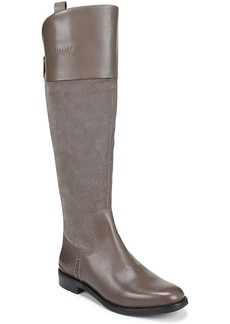 Franco Sarto Womens Leather Almond Toe Knee-High Boots