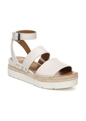 SARTO by Franco Sarto Calvin Wedge Sandal in Putty Leather at Nordstrom