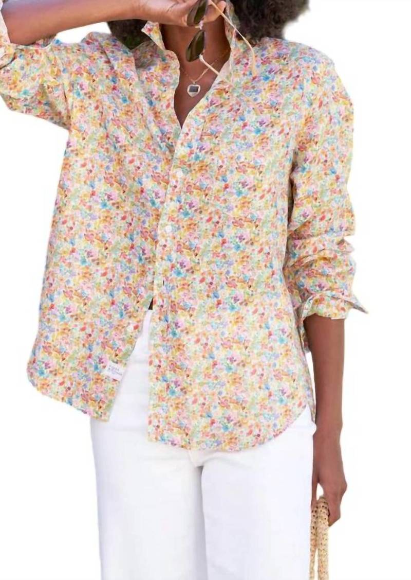 Frank & Eileen Eileen Relaxed Button Up Shirt In Tiny Floral