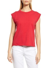 Frank & Eileen Cotton Muscle Tee in Double Decker Red at Nordstrom