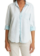 Frank & Eileen Eileen Chambray Button-Up Shirt in Sea Foam Mineral Wash at Nordstrom
