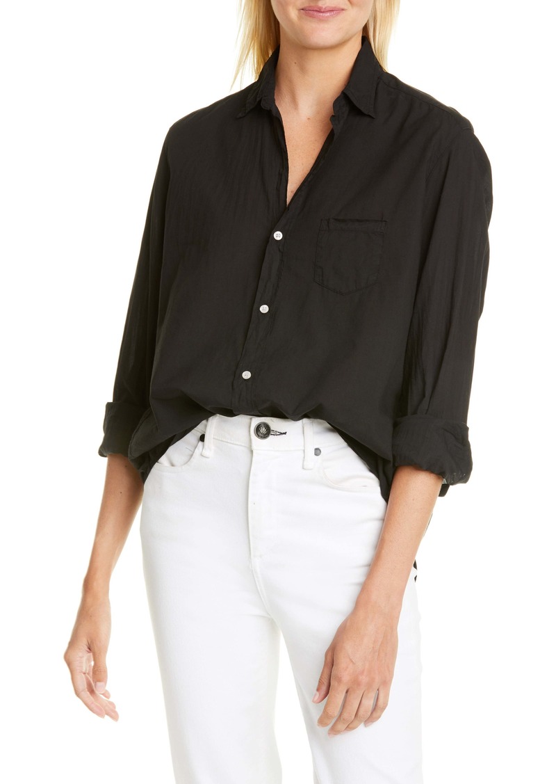 Frank Eileen Frank Eileen Eileen Cotton Poplin Shirt Tops