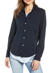Frank & Eileen Tee Lab Button Front Jersey Shirt in British Royal Navy at Nordstrom