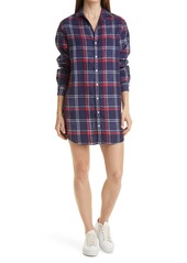 Frank & Eileen Mary Plaid Shirtdress in Large Navy Plaid at Nordstrom