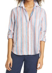 Women's Frank & Eileen Stripe Linen Button-Up Shirt