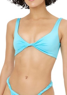 Frankies Bikinis Dexter Shine Front Twist Swim Top