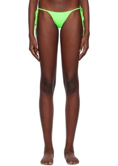 Frankies Bikinis Green Divine Skimpy Bikini Bottom