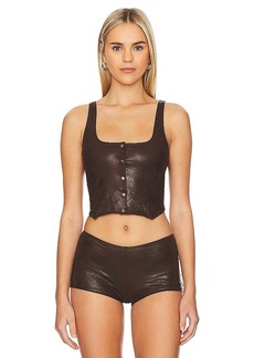 Frankies Bikinis x REVOLVE Mirage Leather Vest