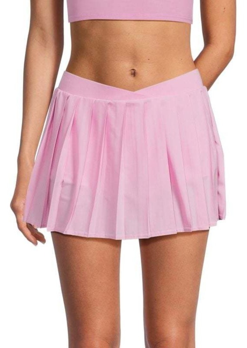 Frankies Bikinis Windy Pleated Mini Tennis Skort