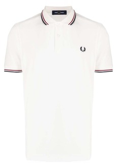 Fred Perry contrast-trim cotton polo shirt