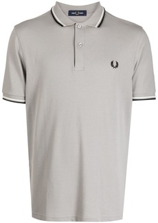 Fred Perry contrast-trim cotton polo shirt