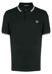 Fred Perry contrast-trim cotton polo shirt