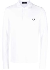 Fred Perry crest-motif polo shirt