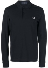 Fred Perry crest-motif polo shirt