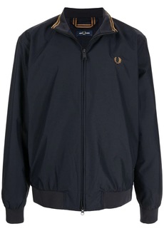 Fred Perry embroidered-logo lightweight jacket