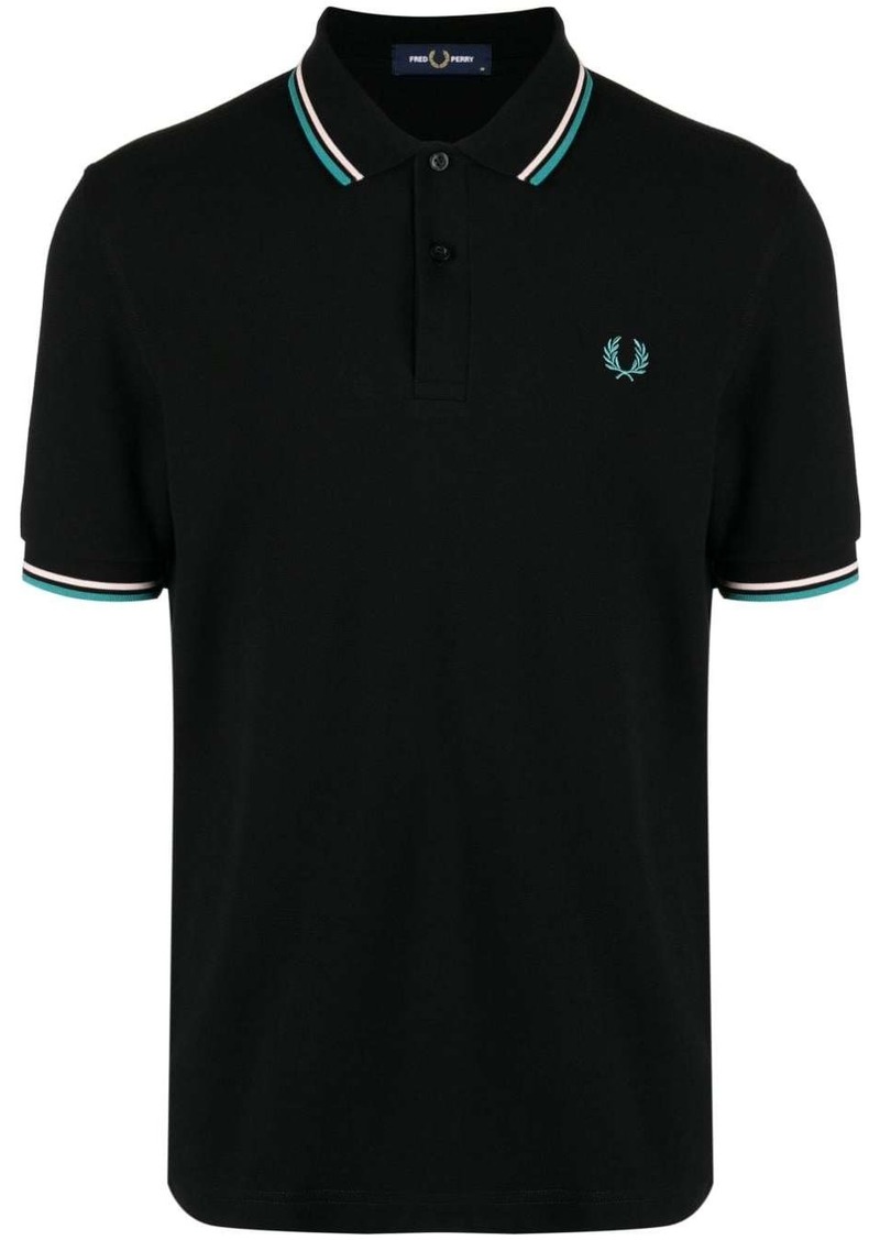 Fred Perry embroidered-logo polo shirt