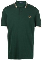 Fred Perry embroidered-monogram polo shirt
