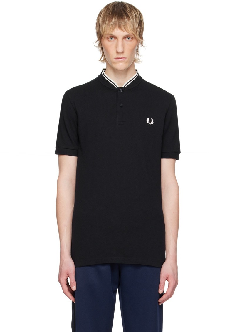 Fred Perry Black Band Collar Henley