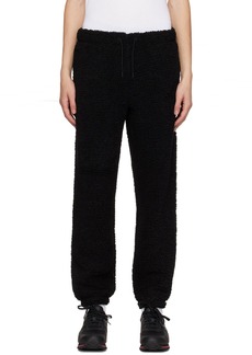 Fred Perry Black Embroidered Track Pants