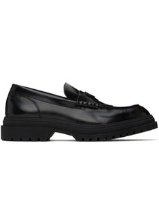 Fred Perry Black Fringed Loafers