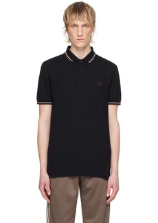 Fred Perry Black M3600 Polo