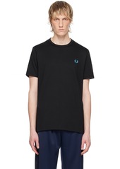 Fred Perry Black Ringer T-Shirt