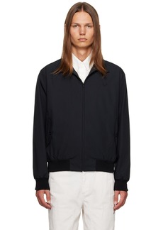 Fred Perry Black Stand Collar Jacket