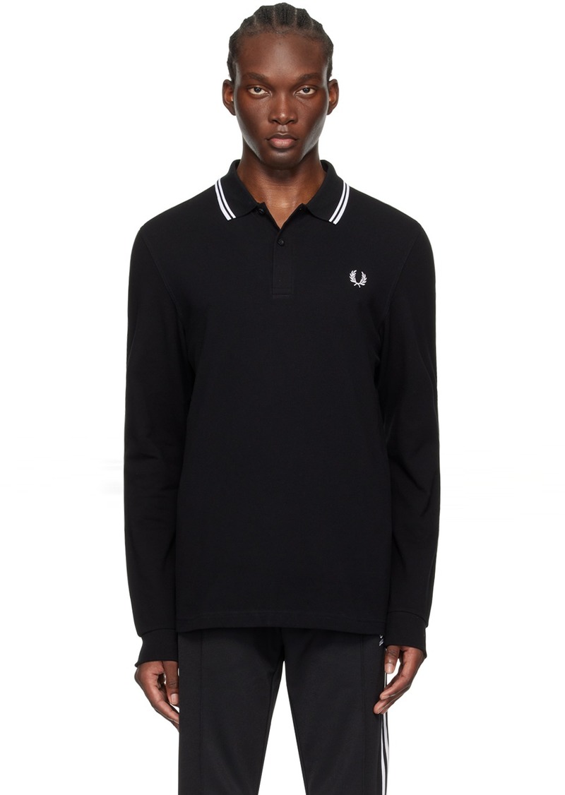 Fred Perry Black Striped Polo