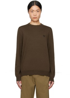 Fred Perry Brown Classic Sweater