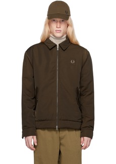 Fred Perry Brown Zip Through Jacket