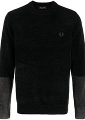 FRED PERRY Chenille colorblock jumper