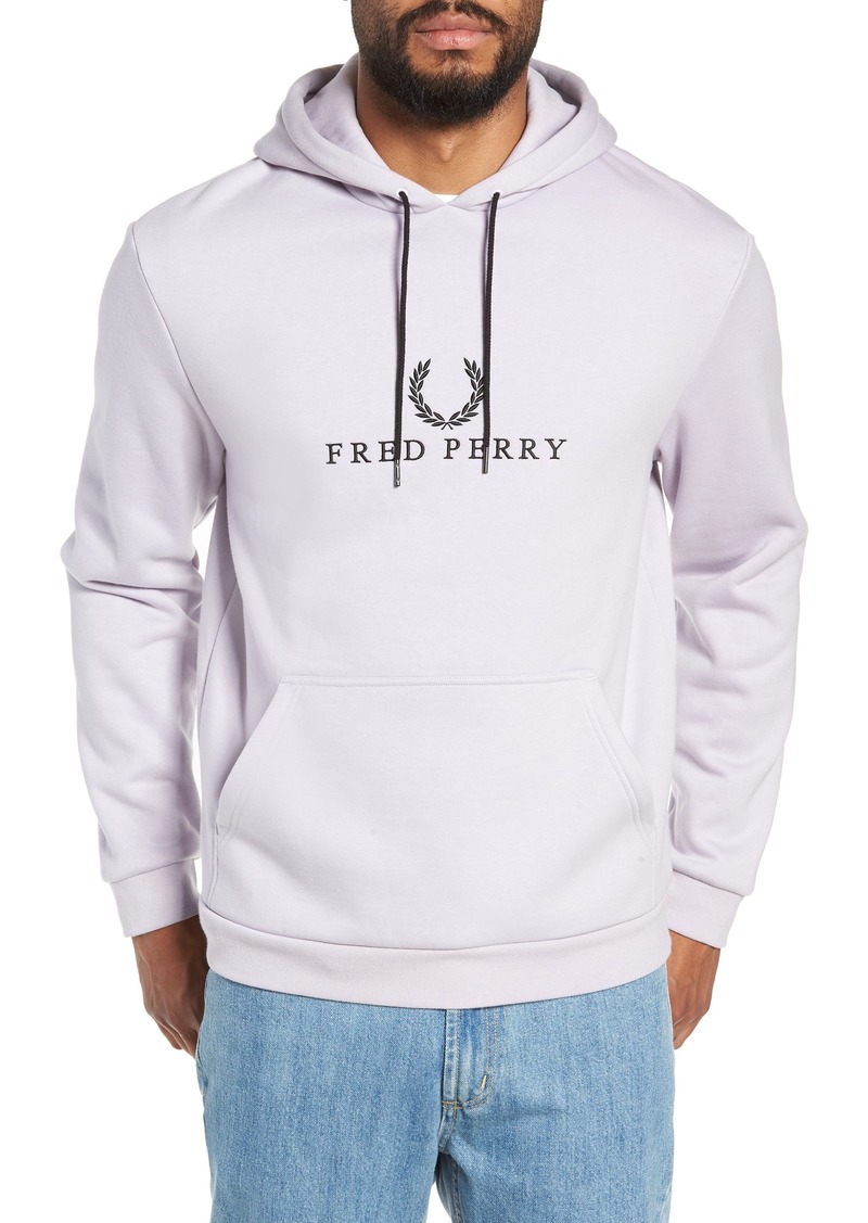 fred perry embroidered logo sweatshirt