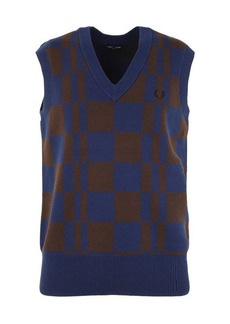 FRED PERRY FP CHEQUERBOARD TANK CLOTHING