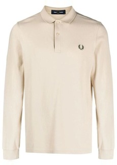 FRED PERRY FP LONG SLEEVE PLAIN SHIRT CLOTHING