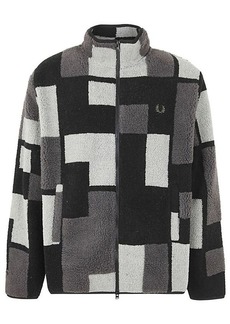 FRED PERRY FP PIXEL BORG FLEECE CLOTHING