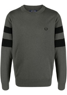 FRED PERRY FP TIPPED SLEEVE JUMPER CLOTHING