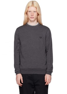 Fred Perry Gray Classic Sweater