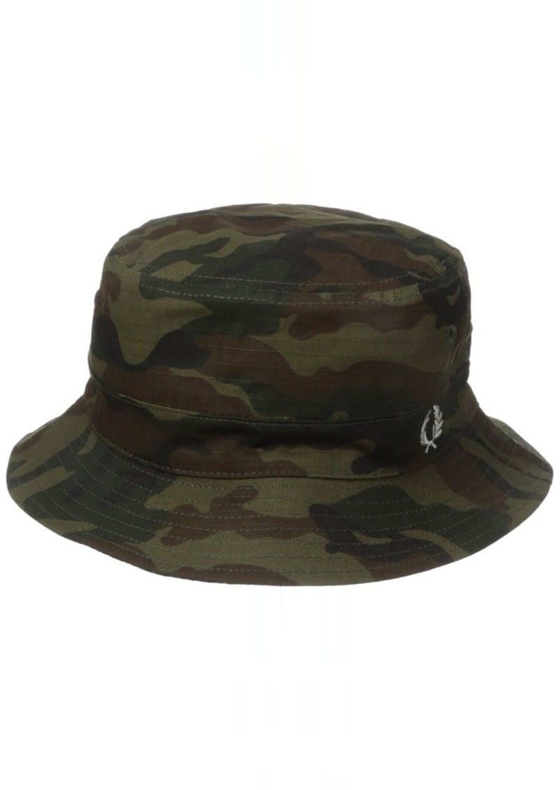 fred perry camo bucket hat