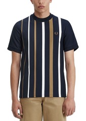 Fred Perry Pattern Blocked Short Sleeve Tee