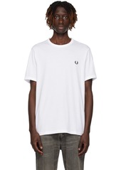 Fred Perry White Ringer T-Shirt