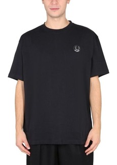FRED PERRY X RAF SIMONS OVERSIZED LOGO T-SHIRT