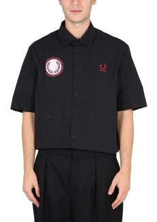 FRED PERRY X RAF SIMONS SHIRT WITH PATCH