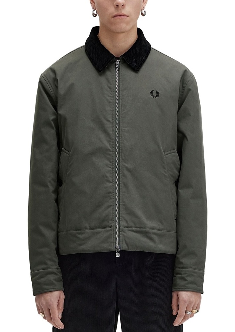 Fred Perry Fredy Perry The Caban Cotton Blend Full Zip Jacket