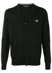 Fred Perry logo-embroidered cardigan