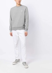 Fred Perry logo-embroidered cotton-blend sweatshirt