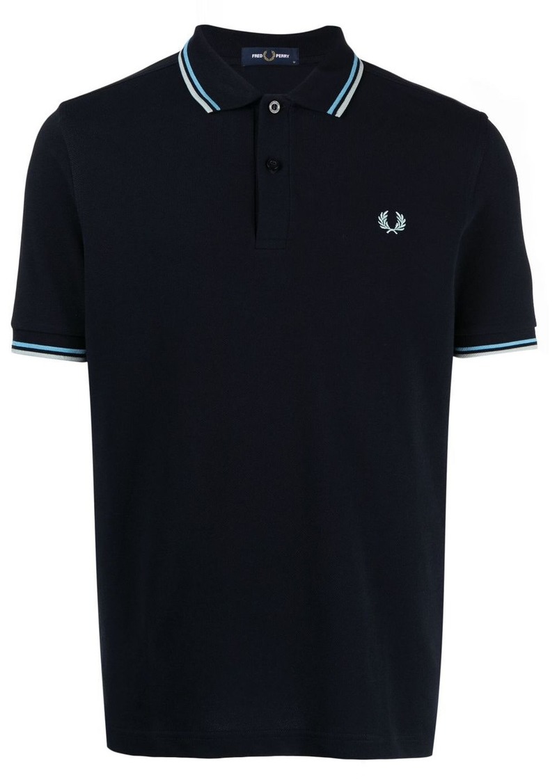 Fred Perry logo-embroidered cotton polo shirt