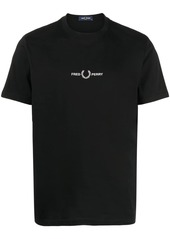 Fred Perry logo-embroidery cotton T-shirt